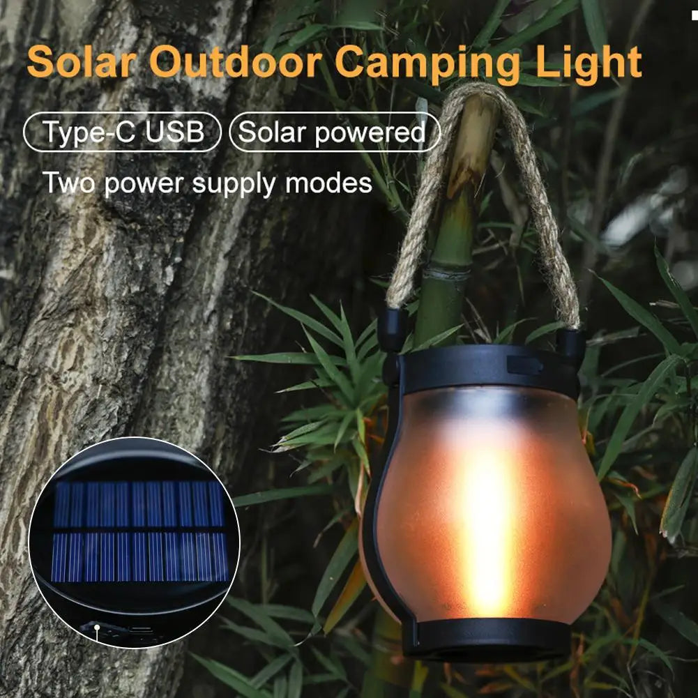 Solar Flame Lamp Rechargeable